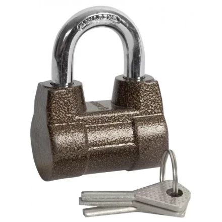 Замок навесной ЗУБР "МАСТЕР" облегченный, дисковый механизм секрета, ключ 7 PIN, дужка d-10мм, 60мм 3720-4_z01 купить в Надыме