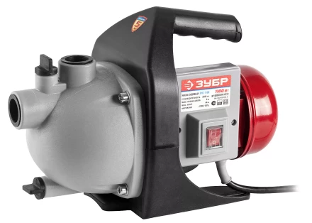 Насос ЗУБР поверхностный, 60л/мин, напор 44м, 1100Вт ЗНС-1100 купить в Надыме