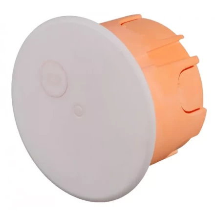 Коробка монтажная СВЕТОЗАР для подштукатурного монтажа, макс. напряжение 400В, с крышкой, 68х47мм, круглая SV-54923 купить в Надыме