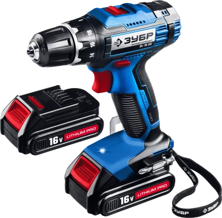 Дрель-шуруповерт 2 АКБ DL-16 A5 серия ПРОФЕССИОНАЛ купить в Надыме