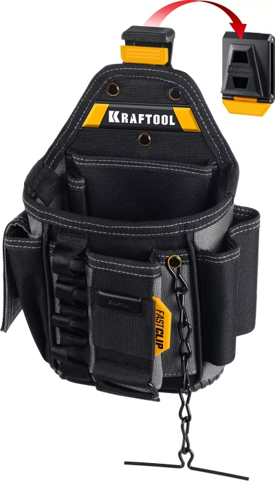Поясная сумка электрика KRAFTOOL 38772