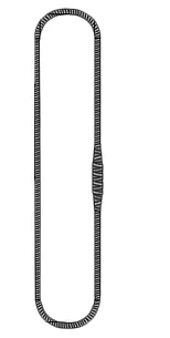 Строп канатный кольцевой СКК 3.2 т L=7 м  заплет купить в Надыме