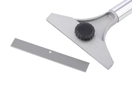 Скребок 100 мм фиксированное лезвие удлененная металлическая обрезиненная ручка MATRIX MASTER 79550 купить в Надыме