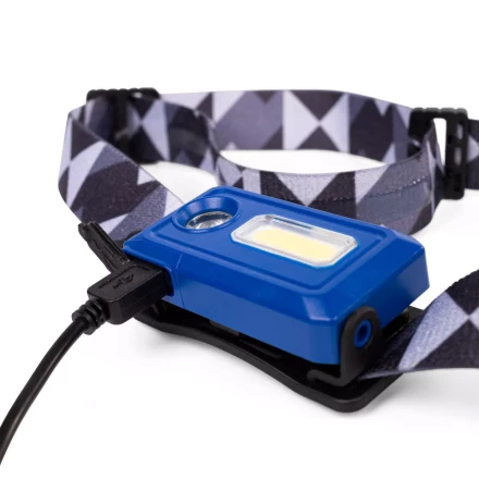 Фонарик налобный светодиодный со встроенным аккумулятором КВТ HL-6570 (82069) купить в Надыме