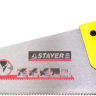 Ножовка многоцелевая (пила) STAYER TOOLBOX 350 мм, 11 TPI, мелкий прямой закаленный зуб, точный рез 2-15091-45 купить в Надыме
