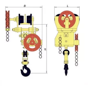 Таль ручная червячная передвижная ТРЧП 5,0 т 6 м 101563 купить в Надыме