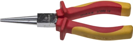 Круглогубцы ЗУБР "ПРОФЕССИОНАЛ" "ПРОФИЭЛЕКТРИК", диэлектрические, двухкомпонентная рукоятка, до ~1000В, 160мм 22145-8-16 купить в Надыме