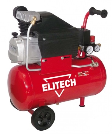 Компрессор масляный поршневой прямой привод Elitech МК 2400/24 СМ2 5К купить в Надыме