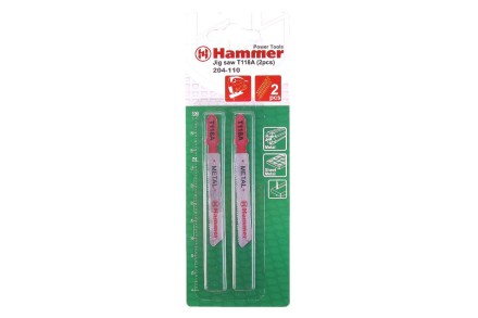 Пилки для лобзика HAMMER JG MT T118A (2шт.) купить в Надыме