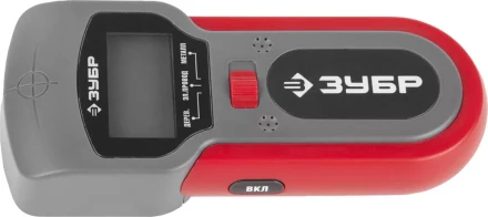 Тестер ЗУБР многофункц,с ЖК дисплеем,автоматич калибровка,детектор Me(до40мм),провода под напряжением(50мм),дерева(20мм) 59712 купить в Надыме