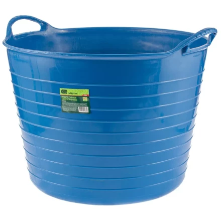 Ведро гибкое сверхпрочное,  28 л, синее, Россия, Сибртех 67523 купить в Надыме