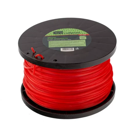 Леска для триммера звезда, на DIN катушке, 3 мм х 120 м, Россия Сибртех 961325 купить в Надыме