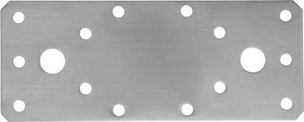 ЗУБР НКП-2.0, 140 x 55 x 2 мм, нержавеющая крепежная пластина, Профессионал (310636-140) купить в Надыме