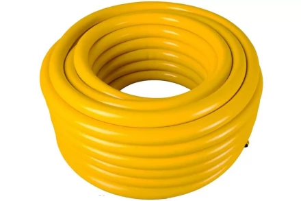 Шланг Вихрь поливочный ПВХ усиленный, пищевой трехслойный армированный 1", 25м (жёлтый) 73/7/2/34 купить в Надыме