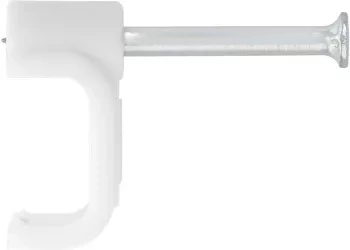 Скобы электроустановочные 5 мм прямоугольный профиль 50 штук СИБРТЕХ 47533 купить в Надыме