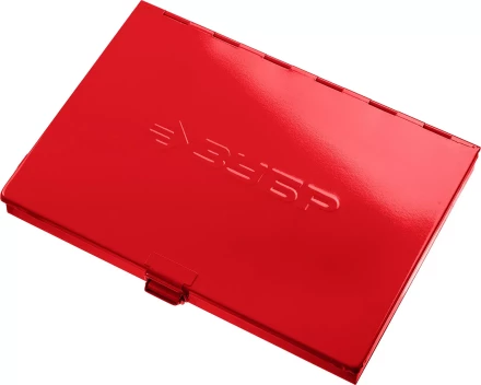 Набор ЗУБР "ЭКСПЕРТ" с металлореж. инструментом, метчики однопроходные и плашки М3-М12, оснастка-в метал. боксе, 35пред. 28117-H35 купить в Надыме