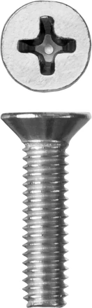 Винт ЗУБР "МАСТЕР" DIN 965, класс прочности 4.8, оцинкованный, M4x16мм, 5кг 303110-04-016 купить в Надыме