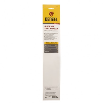 Шина для бензопилы Denzel DGS-4516, длина 40 см (16&quot;), шаг 3/8&quot;, паз 1.3 мм, 57 звеньев купить в Надыме