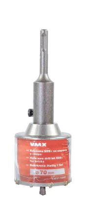 Коронка SDS+ ф70 мм по кирпичу в сборе VMX 511048 купить в Надыме