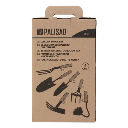 Набор садового инструмента Palisad 629127, пластиковые рукоятки, 6 предметов купить в Надыме