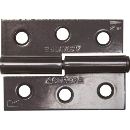 Петля дверная STAYER "MASTER" разъемная, цвет коричневый, правая, 65мм 37613-65-3R купить в Надыме