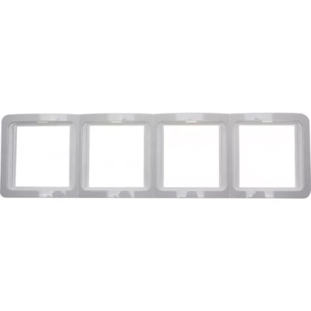 Панель СВЕТОЗАР "ГАММА" четверная вертикальная, цвет белый SV-54151-W купить в Надыме