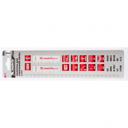 Полотна по дереву для сабельной пилы S1531L 215/5мм HCS 2 штуки PRO Matrix 782006 купить в Надыме