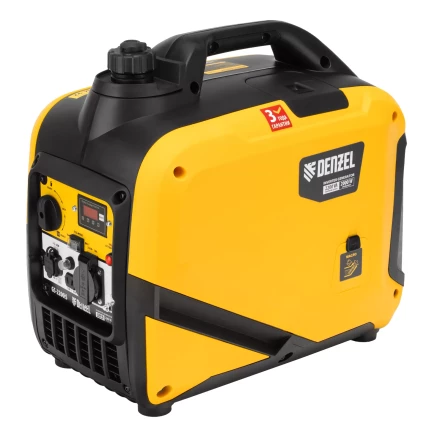 Генератор инверторный DENZEL GS-2200iS, 2,2 кВт, 230 В, закрытый корпус, ручной старт купить в Надыме