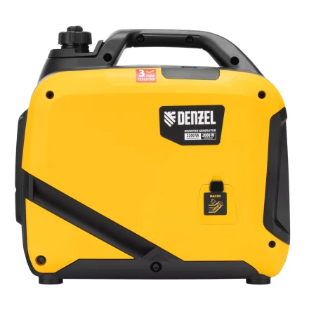 Генератор инверторный DENZEL GS-2200iS, 2,2 кВт, 230 В, закрытый корпус, ручной старт купить в Надыме