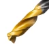 Сверло спиральное по металлу Denzel 9 x 125мм, Р6М5, Golden Tip, многогранная заточка, 718284 купить в Надыме