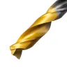 Сверло спиральное по металлу Denzel 9 x 125мм, Р6М5, Golden Tip, многогранная заточка, 718284 купить в Надыме