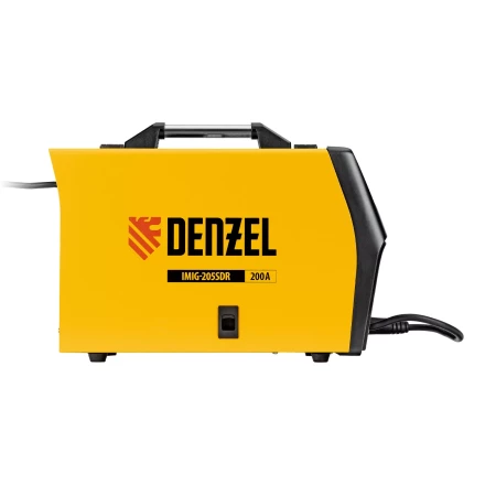 Аппарат инвертор. полуавтомат. cварки Denzel IMIG-205SDR, 200 А, ПВ 60%, катушка 5 кг купить в Надыме
