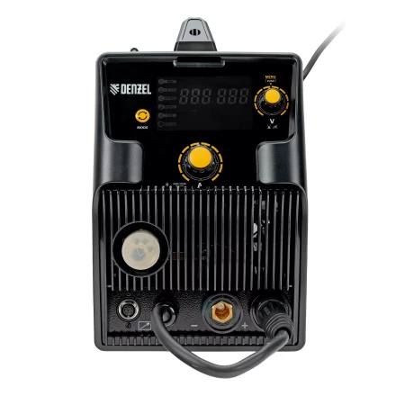 Аппарат инвертор. полуавтомат. cварки Denzel IMIG-205SDR, 200 А, ПВ 60%, катушка 5 кг купить в Надыме