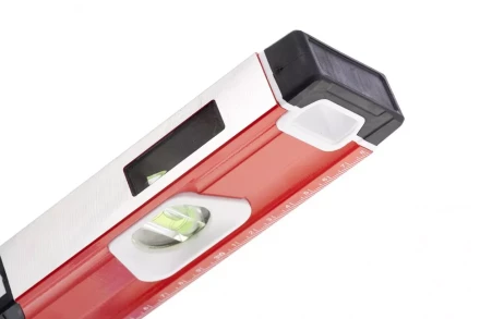 Уровень алюминиевый магнитный 2000 мм с зеркальным глазком MATRIX 2 компонентные рукоятки артикул 34736 купить в Надыме