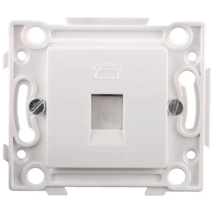 Розетка СВЕТОЗАР телефонная, 1 гнездо SV-55245-1 купить в Надыме