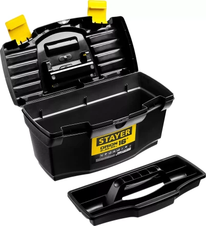 Ящик для инструмента "ORION-16" пластиковый, STAYER 38110-16_z03 купить в Надыме