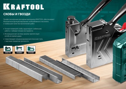 Скобы тип 20GA (53F / D / 056) 5000 шт 31787-16 купить в Надыме