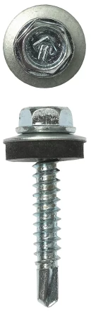 Саморезы ЗУБР "ПРОФЕССИОНАЛ" оцинков., для крепл. кров. матер. к дерев. обреш., 4.8x29мм, 400шт 4-300315-48-029 купить в Надыме