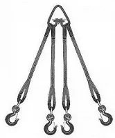 Строп текстильный четырехветвевой 4СТ 6.3 т L=2 м  SF6 75 мм Звено РТ- 3 купить в Надыме