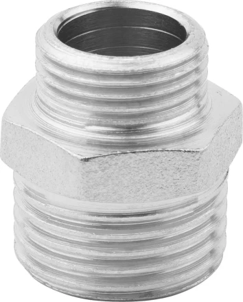 Бочонок ЗУБР "ЭКСПЕРТ" переходной, никелированная латунь, 1/2"-3/8" 51243-1/2-3/8 купить в Надыме