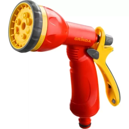 Распылитель GRINDA поливочный пластиковый, тип пистолетный, 8 позиционный 8-427370_z02 купить в Надыме