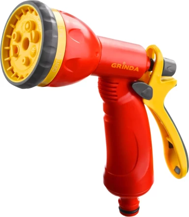 Распылитель GRINDA поливочный пластиковый, тип пистолетный, 8 позиционный 8-427370_z02 купить в Надыме
