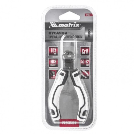 Кусачки торцевые Mini 105 мм авторазжим Pro Matrix 17837 купить в Надыме
