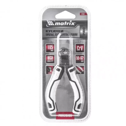 Кусачки торцевые Mini 105 мм авторазжим Pro Matrix 17837 купить в Надыме
