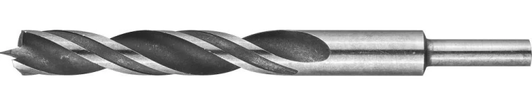 Сверло по дереву, двухленточное, спиральное, KRAFTOOL 29400-150-13, d=13x150мм 29400-150-13 купить в Надыме