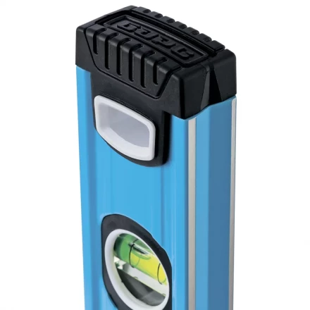 Уровень алюминиевый 2000 мм профиль 1.6 мм фрезерованный ударопрочные заглушки 3 глазка БАРС 34434 купить в Надыме