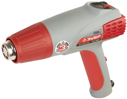Фен ЗУБР, электр регулировка t, 3 режима работы, керам изолятор, кейс с насад, 2000Вт ЗТФ-2000К купить в Надыме