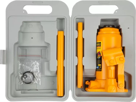 Домкрат STAYER "PROFI" гидравлический бутылочный, в кейсе, 8т, 200-385мм 43160-8-K купить в Надыме