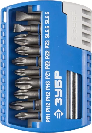ЗУБР 11 шт, набор бит с магнитным адаптером (26050-H11) купить в Надыме