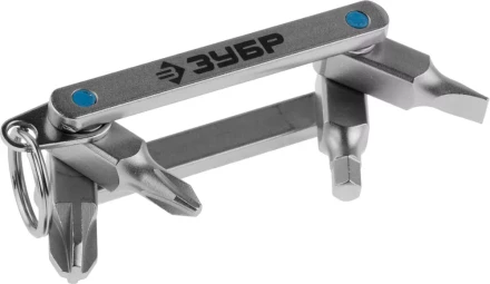 Мультитул ЗУБР"ЭКСПЕРТ"для горнолыжного и сноубордического снаряжения,суперкомпактный, HEX,SL 5 мм,PH №2,PZ № 3,4-в-1 27427-H4 купить в Надыме